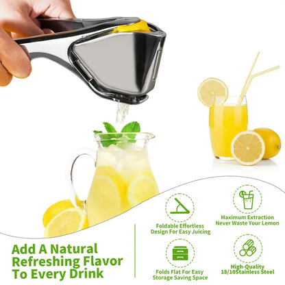 Maximum Yield Stainless Steel Lemon Press Squeezer