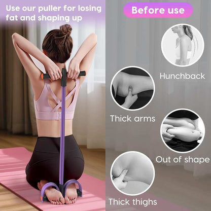 Multifunctional Pedal Resistance Band for Home Body Sculpting