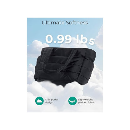 Ultimate Ultra-Light Puffy Tote Bag with Smart Multi-Compartments