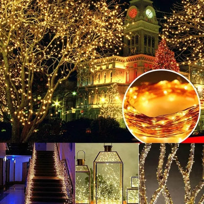 Ultra-Bright Solar Outdoor Fairy Lights – IP65 Waterproof & 8 Lighting Modes