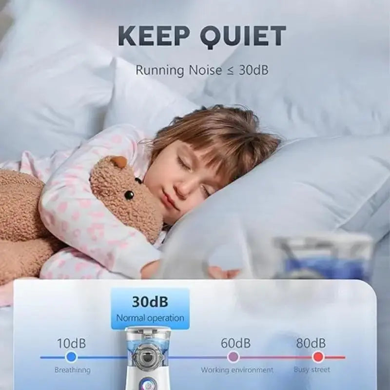 Instant Relief for Every Breath — Quiet, Portable, Micron-Mist Care for Kids & Adults!