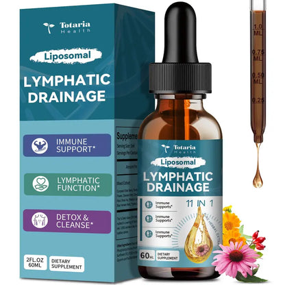 Liposomal Lymphatic Drainage Drops for Daily Immune Support & Detox