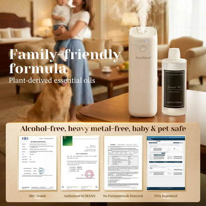Automatic Smart Essential Oil Diffuser for Whole-Home Fragrance