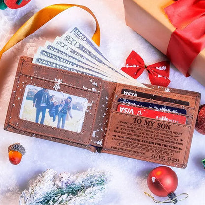 Carry Your Love Everywhere: Personalized Laser-Engraved Men's Wallet