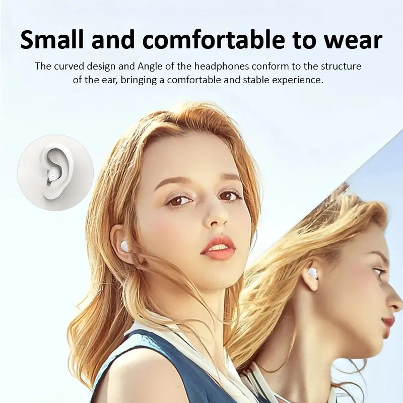 Ultra-Discrete Sleep Earbuds with All-Day Comfort & Smart Touch