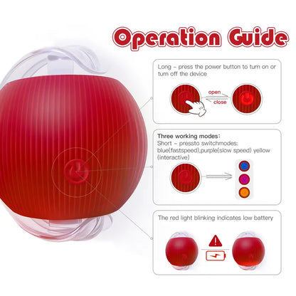 [🎁 BUY 1 GET 1 FREE] Smart Interactive Moving Cat Ball with LED Lights & Tail