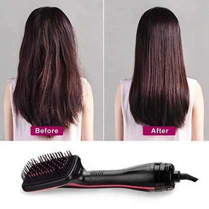 One-Step Hair Dryer Brush & Straightener Styler