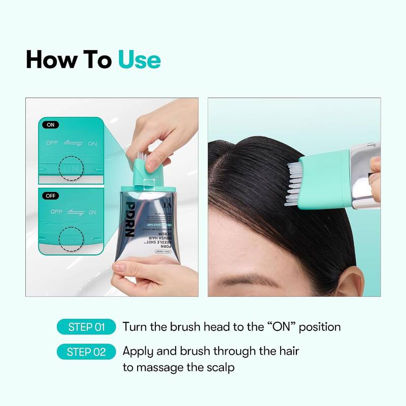 Deep Scalp Care Brush Hair Serum – Cooling, Revitalizing & Non-Greasy