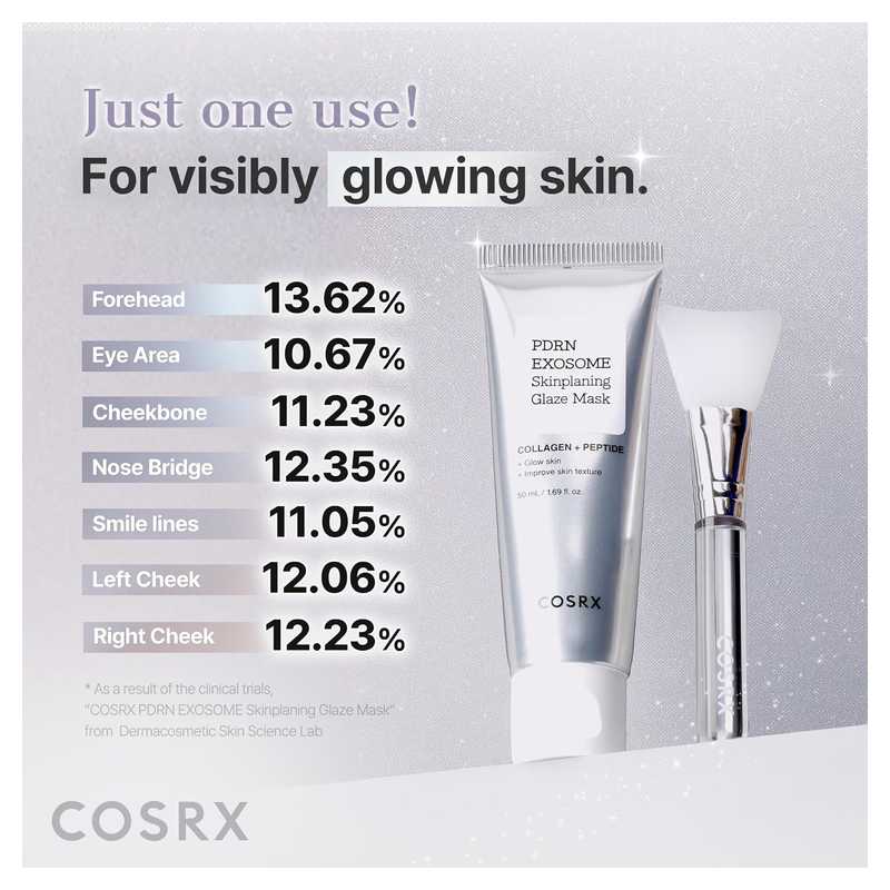 Instant Glass Skin Peel-Off Glaze Mask for Deep Elasticity & Radiance