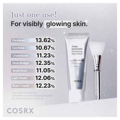 Instant Glass Skin Peel-Off Glaze Mask for Deep Elasticity & Radiance