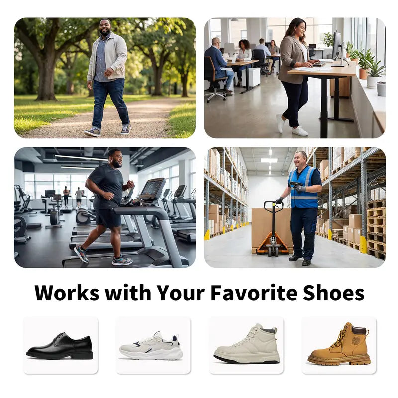 Heavy-Duty Orthotic Insoles for Instant Plantar Fasciitis & Foot Pain Relief