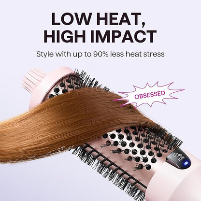 Salon-Quality Thermal Blowout Brush for Instant Volume & Frizz-Free Shine