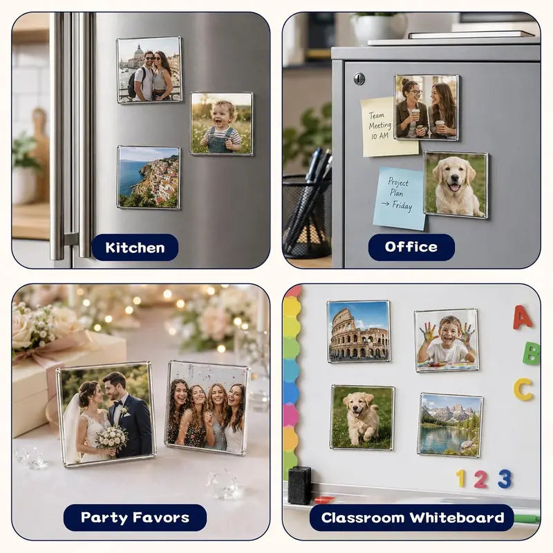 Turn Your Memories Into Crystal-Clear DIY Fridge Magnets Instantly