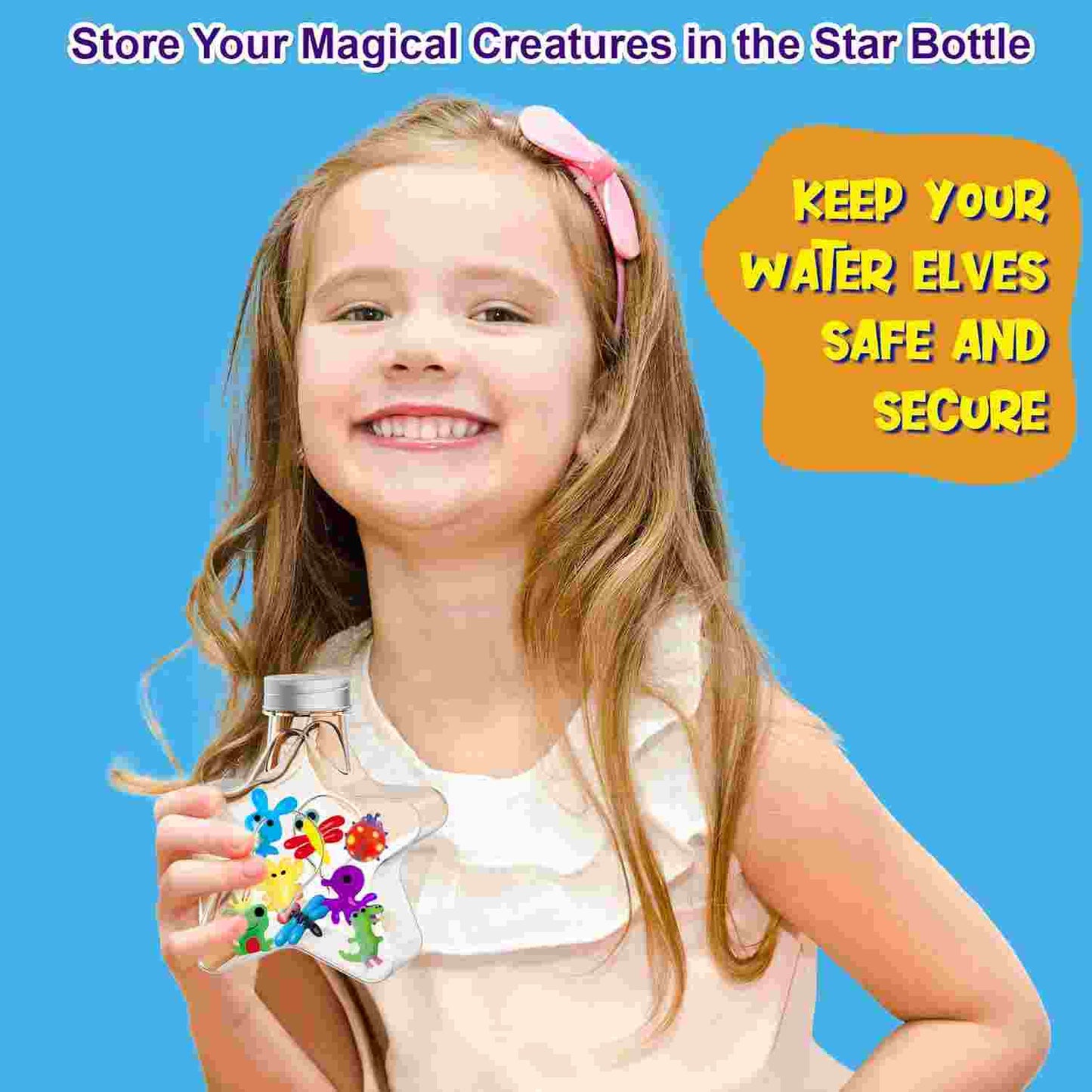 Magic Glow Water Elf Toy Kit - Creative Screen-Free Fun For Kids