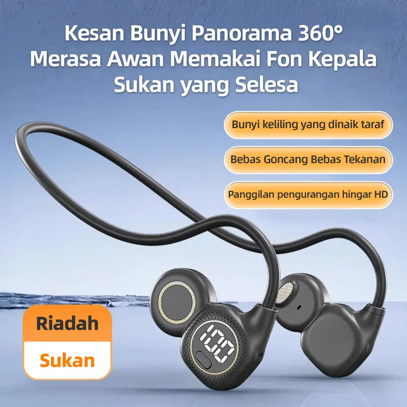Air Conduction Open-Ear Wireless Headphones - All-Day Comfort & Open Ear Safety