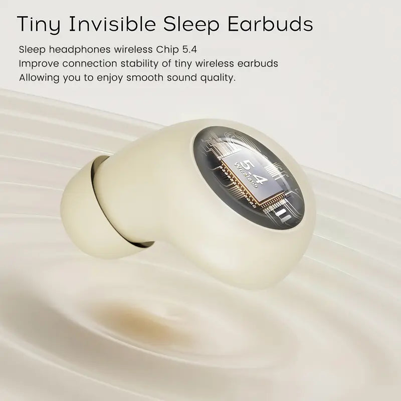 Ultra-Mini Invisible Earbuds with All-Night Comfort & HD Sound
