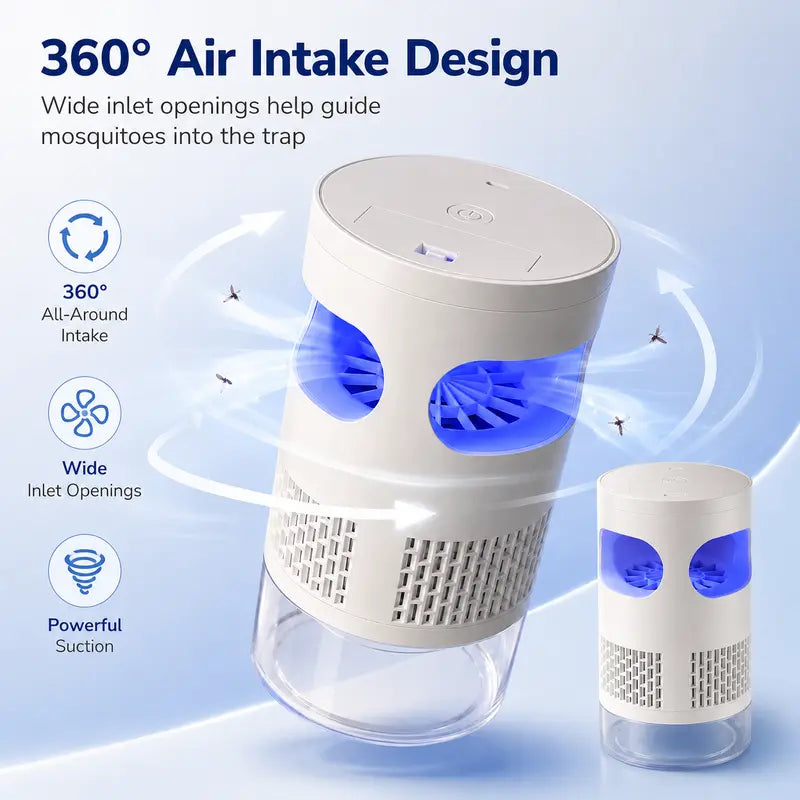 360° UV Light Mosquito Trap with Powerful Vortex Suction