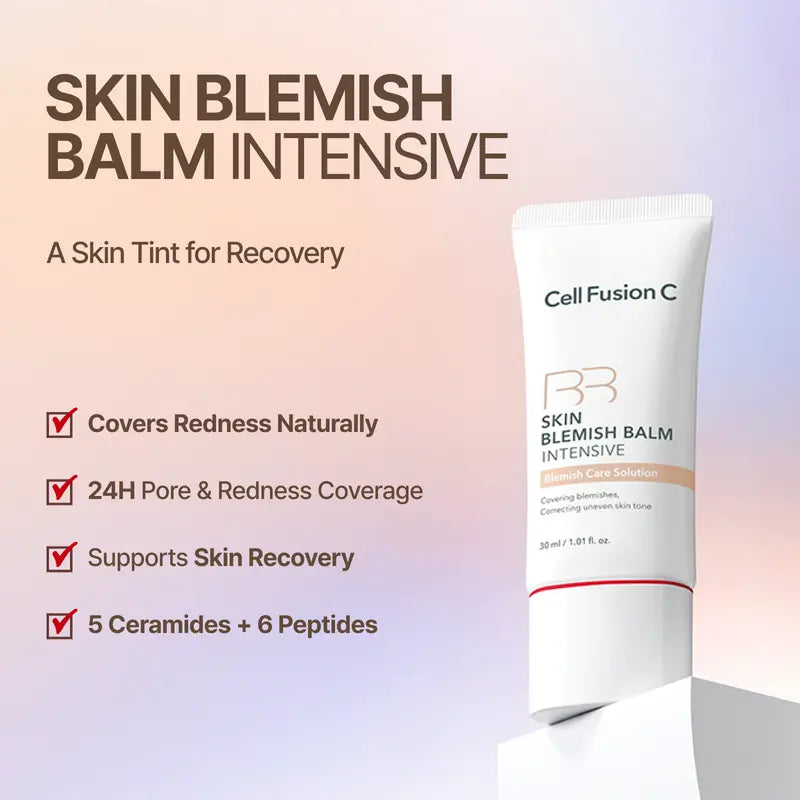 Skin Blemish Balm Intensive - Soothing Recovery & Natural Redness Coverage BB Cream