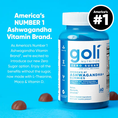 Sugar-Free Daily Wellness Trio: Pre & Probiotics, ACV, & Ashwagandha Gummies