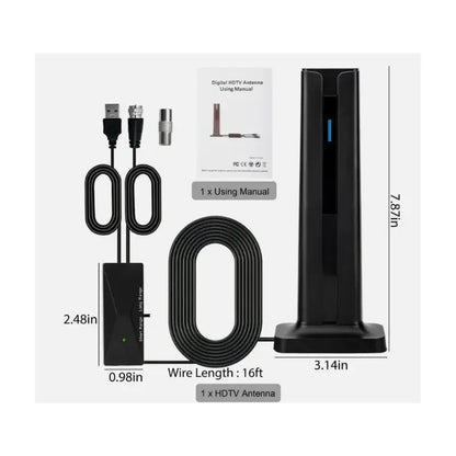 4K Ultra-HD Long Range Indoor Digital TV Antenna