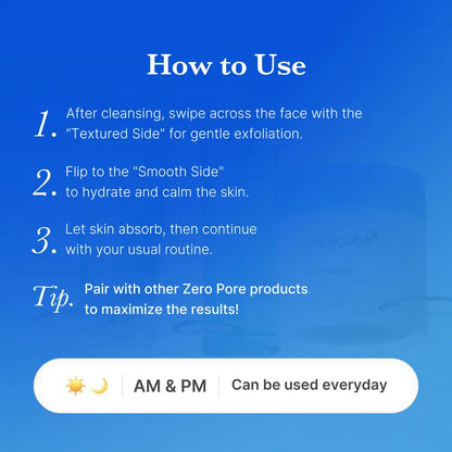 AHA/BHA Dual-Textured Pore Tightening & Exfoliating Facial Pads