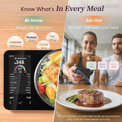 Nutritional Kitchen Scale – Smart App Sync For Precision Macro Tracking