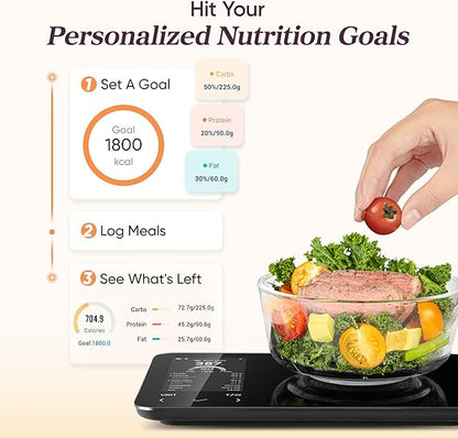 Nutritional Kitchen Scale – Smart App Sync For Precision Macro Tracking