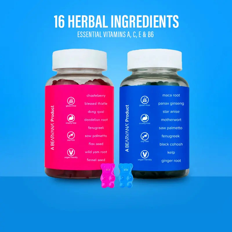 Natural 16-Herb Women's Wellness & Vitality Gummies