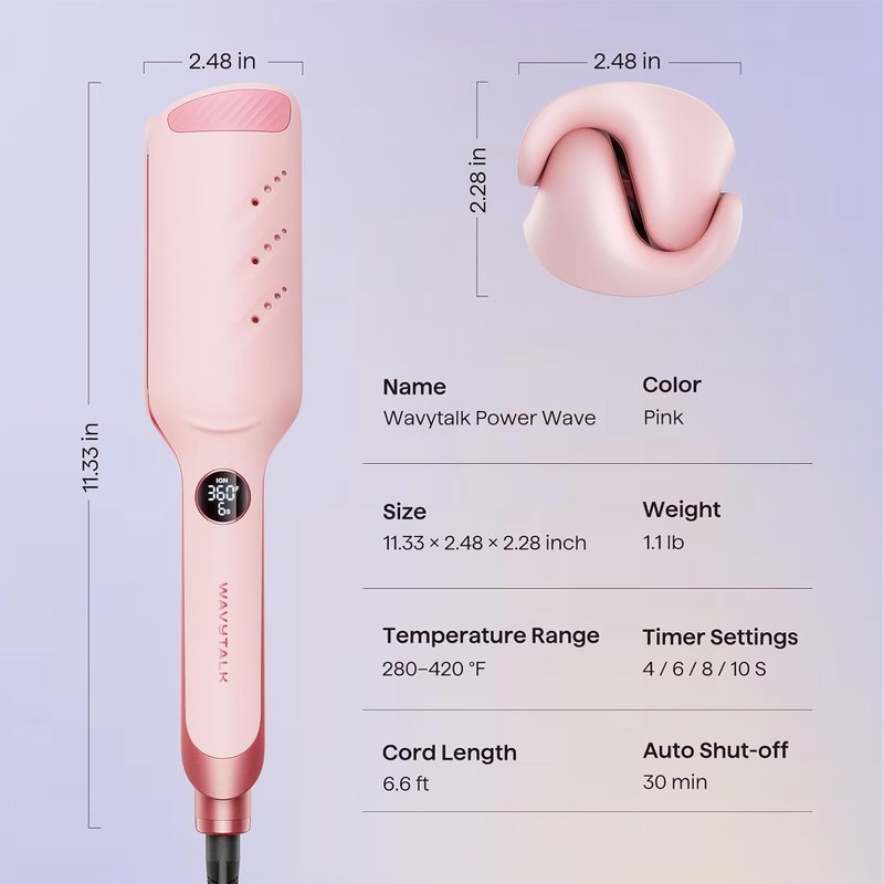 Effortless Thermal Hair Waver & Volume Crimper