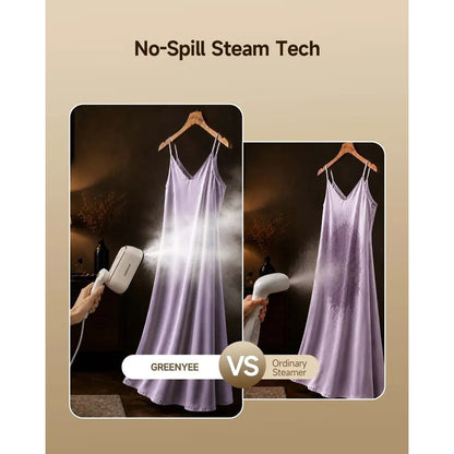 Portable Handheld Garment Steamer for Wrinkle-Free Clothes Anywhere