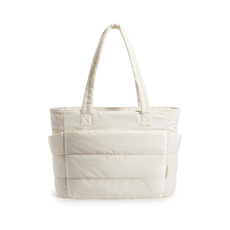 Ultimate Ultra-Light Puffy Tote Bag with Smart Multi-Compartments