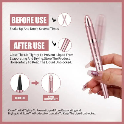 Get Natural Microbladed Brows in Seconds with 4-Tip Eyebrow Pen