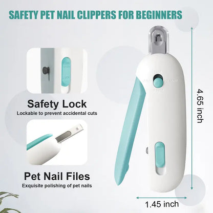 Safe, Stress-Free Pet Nail Trimming With Adjustable Precision Guard