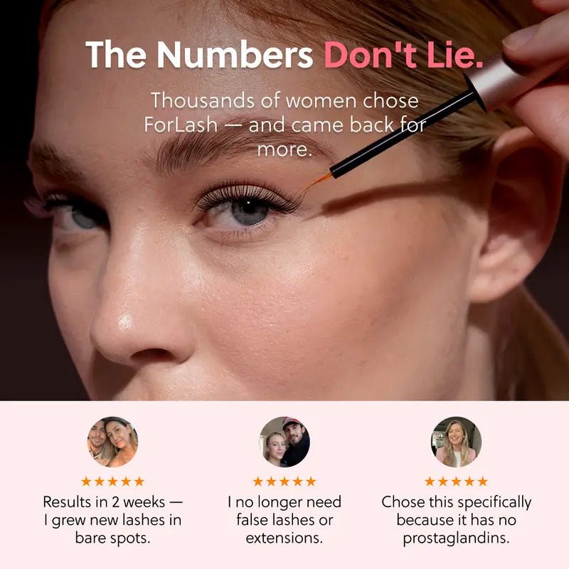 Natural Peptide Eyelash Enhancing Serum for Longer Fuller Lashes