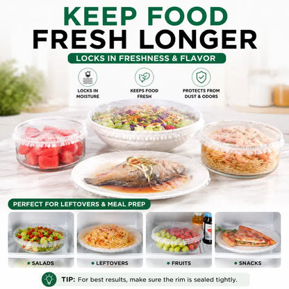 Ultra-Elastic Reusable Food Covers - Instant Freshness For Any Dish