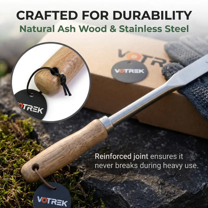 Stainless Steel Crevice Weeder Tool for Sidewalks & Pavers