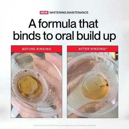 Stain-Removing Whitening Mouthwash with Hydrogen Peroxide & Essential Oils