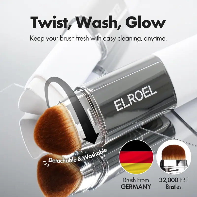 🎁 BUY 1 GET 1 FREE - Flawless Color-Changing Foundation Stick with Built-in Brush