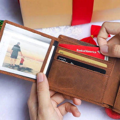 Carry Your Love Everywhere: Personalized Laser-Engraved Men's Wallet