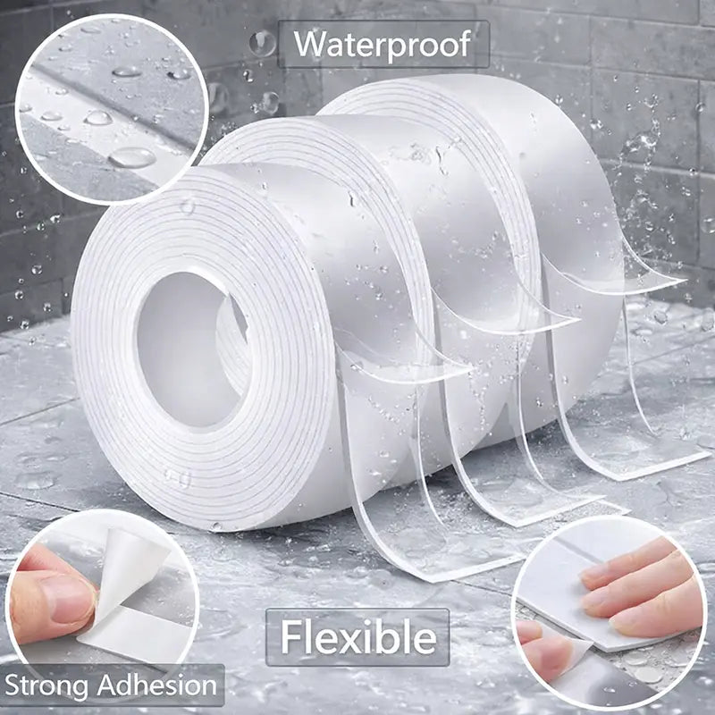 Ultra-Strong Heavy Duty Double-Sided Nano Grip Tape – Washable, Removable & Residue-Free