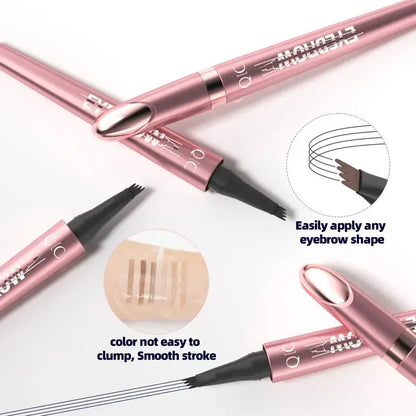 Get Natural Microbladed Brows in Seconds with 4-Tip Eyebrow Pen