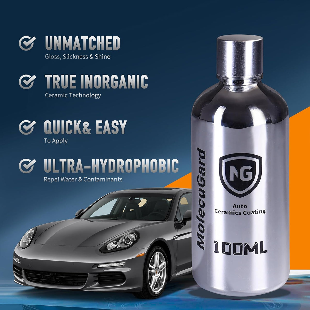 Ultra Hydrophobic Auto Ceramics Coating Spray - High Gloss & Long Lasting Paint Protection