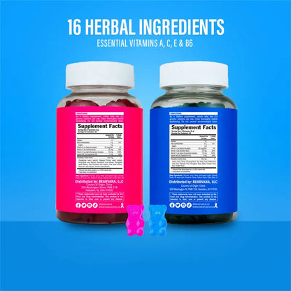 Natural 16-Herb Women's Wellness & Vitality Gummies