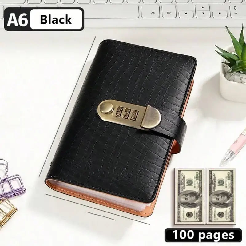 Secure Your Cash & Secrets with 3-Digit Combination Lock Binder