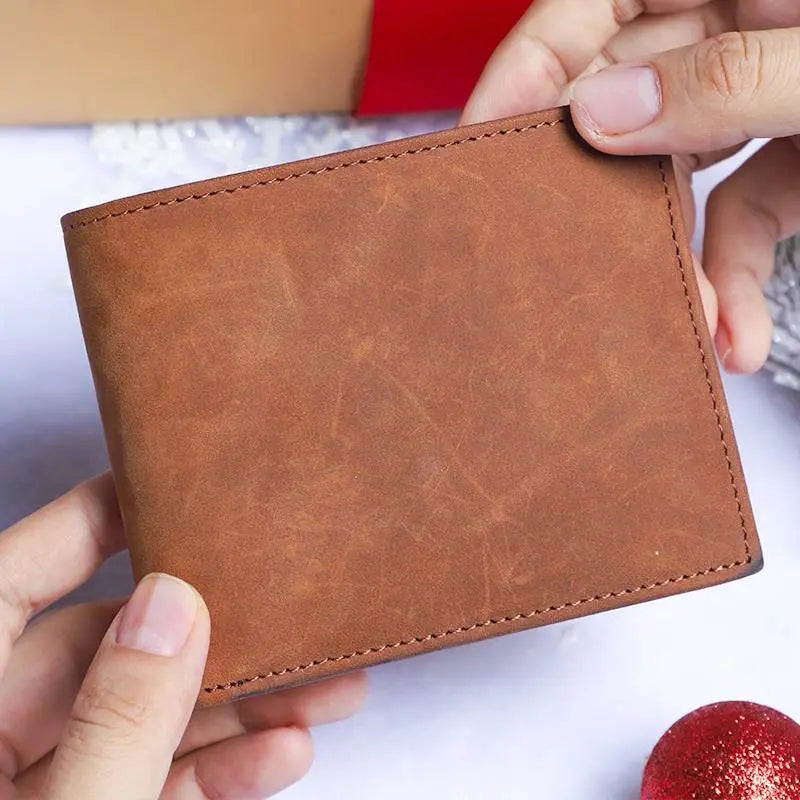 Carry Your Love Everywhere: Personalized Laser-Engraved Men's Wallet