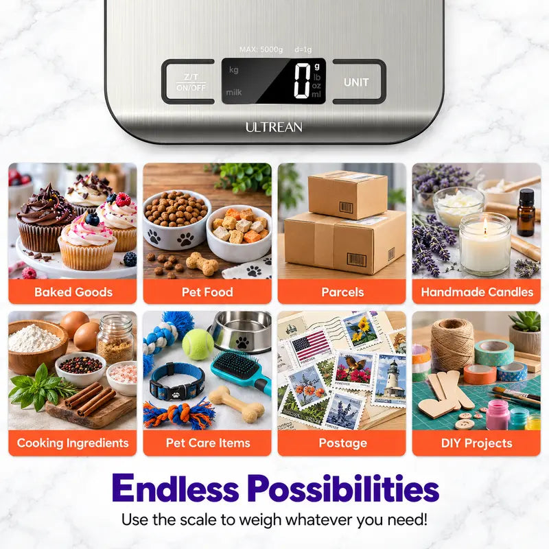 Ultra-Precision Digital Kitchen Food Scale