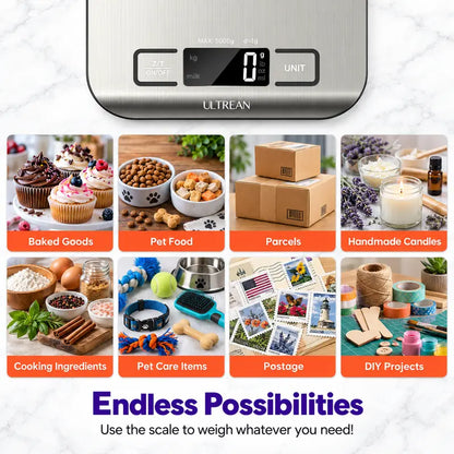 Ultra-Precision Digital Kitchen Food Scale
