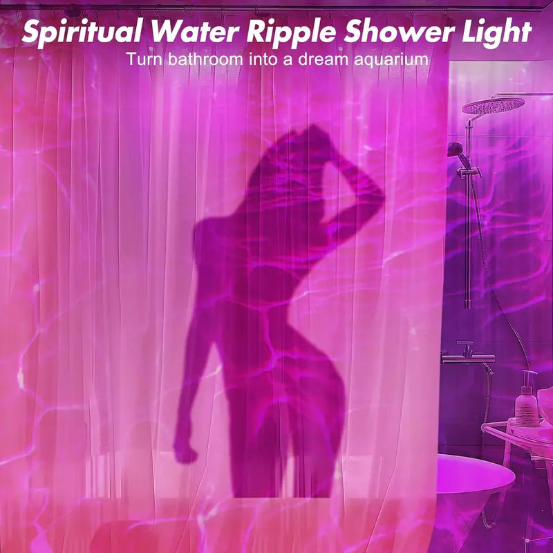 Transform Any Shower into a Water Ripple Spa — 100% Waterproof & Wireless!