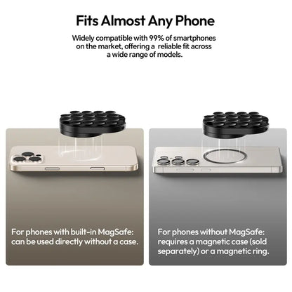 Ultra-Strong Vacuum Suction Magnetic Phone Mount for Everyday Hands-Free Viewing