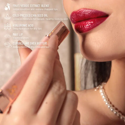 High-Shine Plumping Tinted Lip Balm for 24H Intense Moisture & Glossy Finish